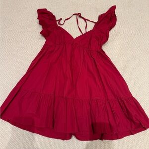 Crimson Red Dress